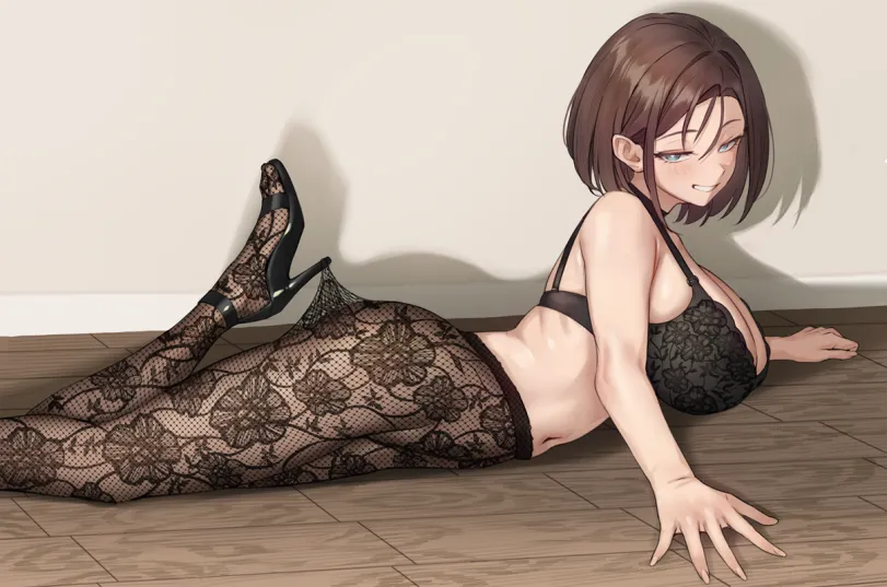 Anime art by kkamja. Anime, Anime Ero, AO, hooked on heel