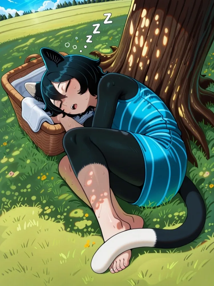 AI Izutsumi (dungeon meshi) by generatornaya. AI, Animal Ears, Anime, Anime Ears, cat girl, catgirl, dungeon meshi, Izutsumi, neko, nekomimi, neuralart