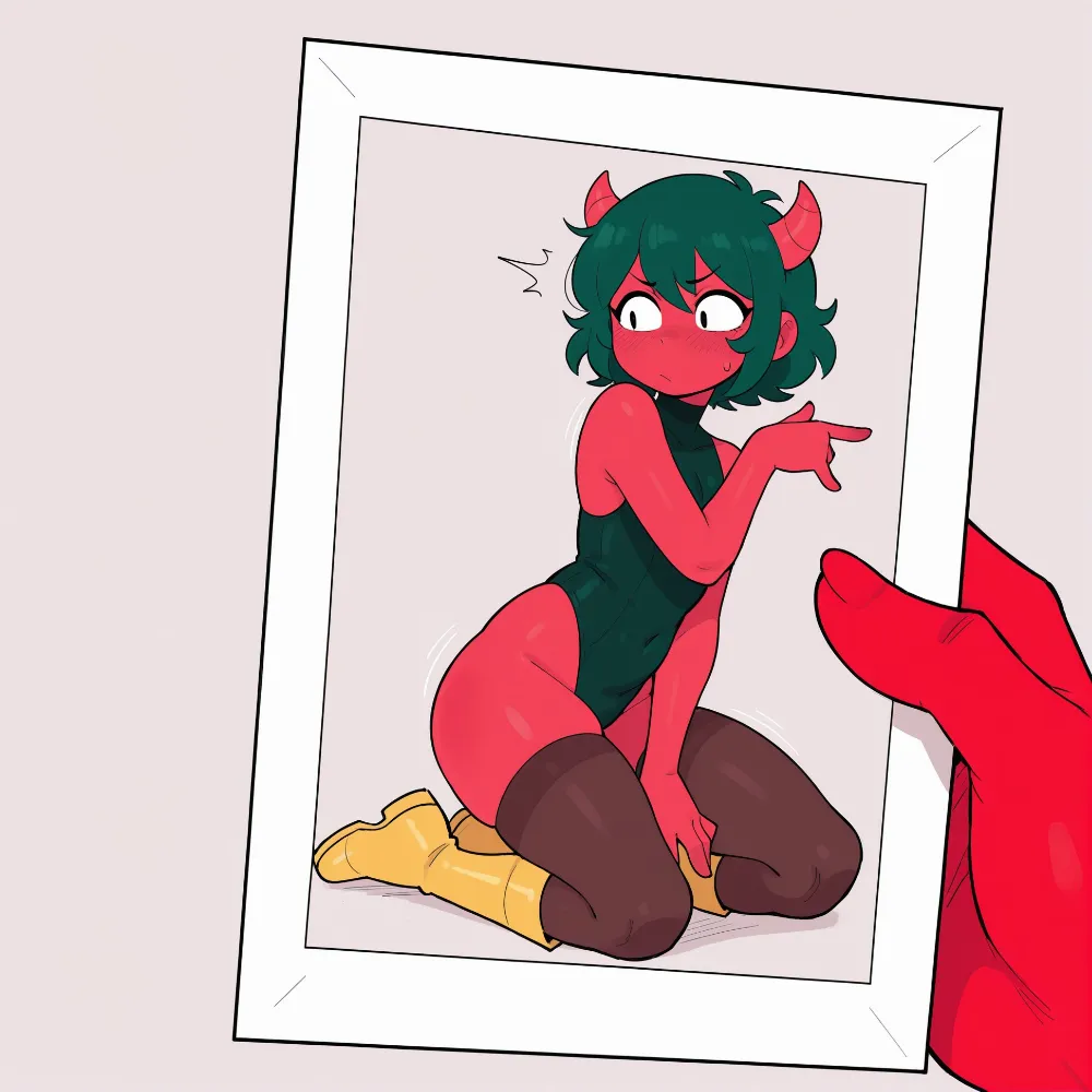 AI succubus by AfroFireSpear. AI, Anime, animegirl, cartoon, cartoonfanart, Demon Girl, demongirl, devil girl, digitalart, exposed, fanart, fanartanime, monster girl, neuralart, pinupart, pinupbeauty, succubus, succubusgirl, succubushorns