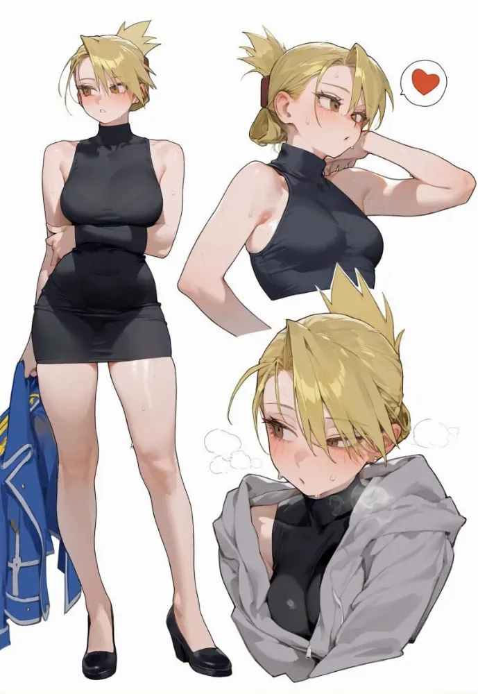 AI Riza Hawkeye (fullmetal alchemist) by eatsleep1111. AI, Anime, Anime Art, anime style, fullmetal alchemist, neuralart, office girl, office lady, Riza Hawkeye