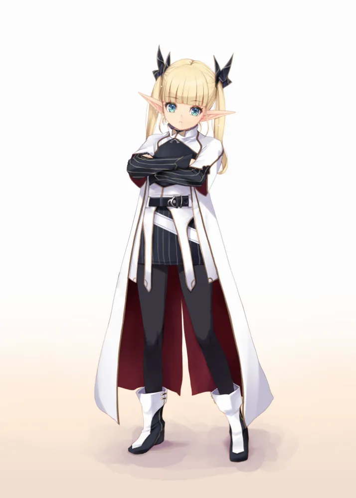 Elf girl by Kirishima Satoshi. Anime, AO, elf, elf girl, fantasy, Fantasy race