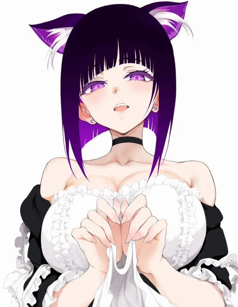 Miyabi-senpai (miyabi na senpai) by kyokucho. Animal Ears, Anime, Anime Ears, Anime Ero, cat girl, catgirl, housemaid, Kyonyuu, maid, manga, miyabi na senpai, Miyabi-senpai, neko, nekomimi, Oppai