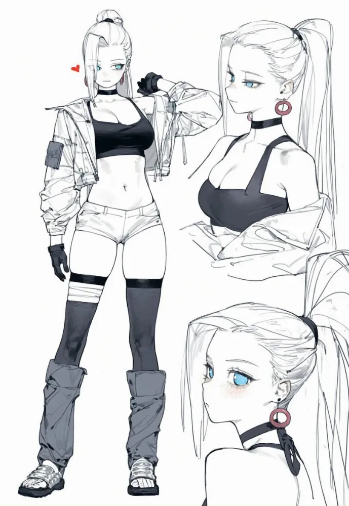 AI Yamanaka Ino (Naruto) by eatsleep1111. AI, Anime, Naruto, neuralart, Yamanaka Ino