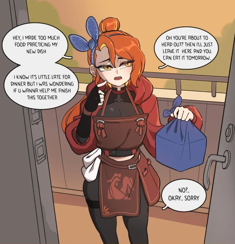 Anime art by hyyun. handholding