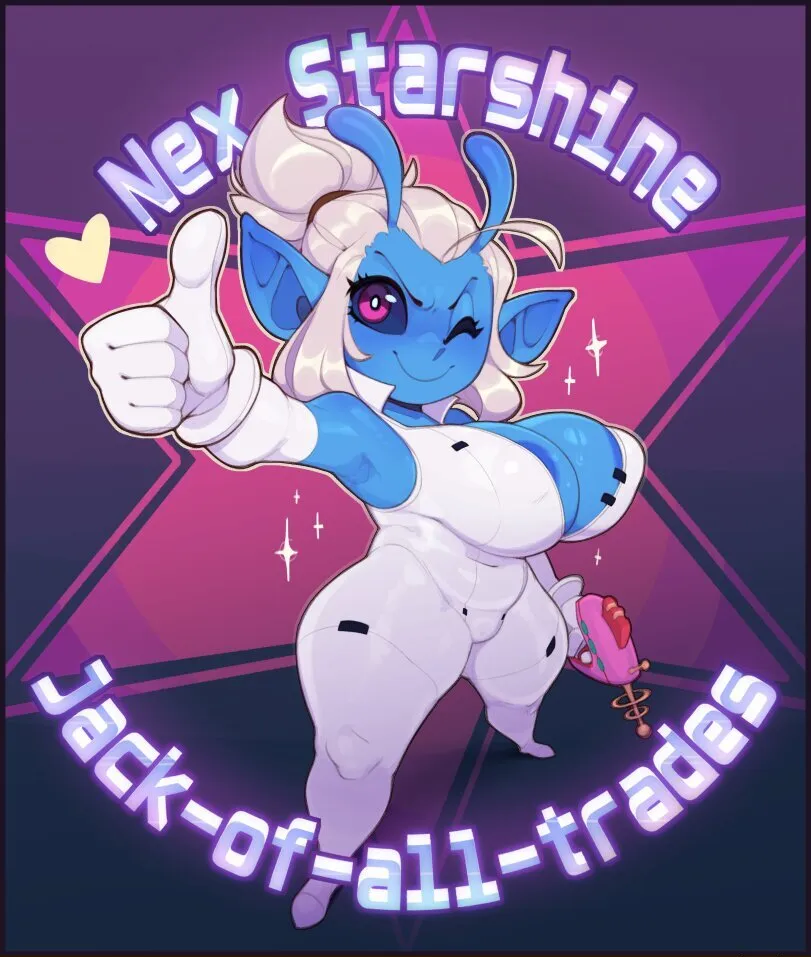 Alien girl by Huffslove. alien girl, monster girl, shortstack