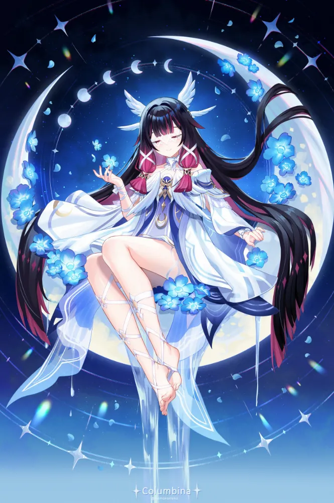 Columbina (Genshin Impact) by lalazyt. Columbina, game art, Genshin Impact, Genshin Impact Ero