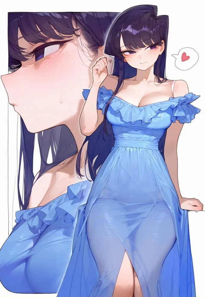 AI Komi Shouko (komi-san wa comyushou desu) by eatsleep1111. AI, Anime, Komi Shouko, komi-san wa comyushou desu, neuralart