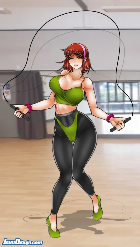 Anime art (living with hipstergirl and gamergirl) by JaGoArt. jago, living with hipstergirl and gamergirl, sport girl