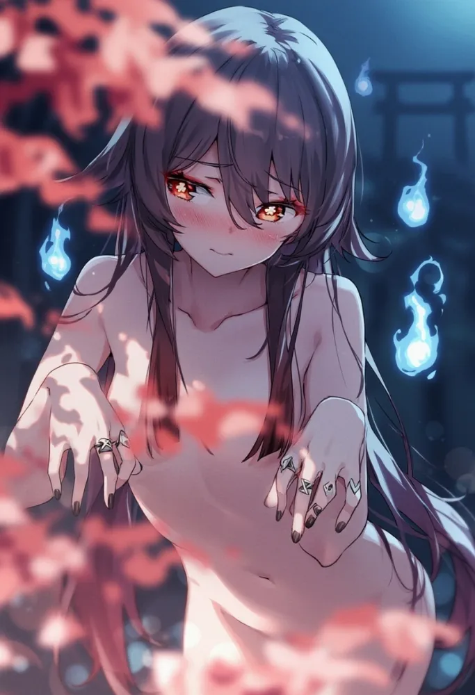 AI Hu Tao (Genshin Impact) by RaaiCave. AI, Anime Art, anime style, dfc, game art, Genshin Impact, Genshin Impact Ero, Hu Tao, neuralart