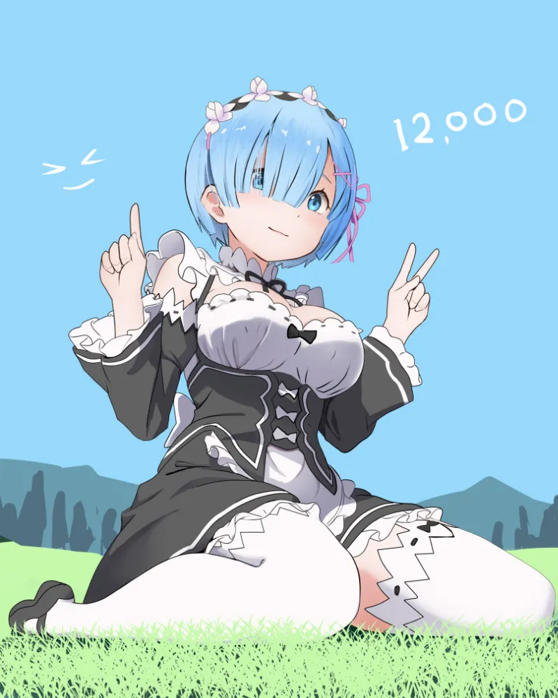 Rem (re zero) by gibun. Anime, housemaid, maid, re zero, Re Zero Kara Hajimeru Isekai Seikatsu, Rem, sozoshu
