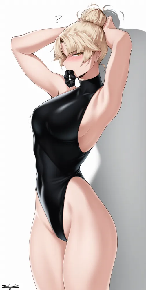 Saber Of Red (fate/apocrypha) by zealyush. Anime, Anime Ero, Anime Ero Swim, fate, fate/apocrypha, Saber Of Red, swimsuit