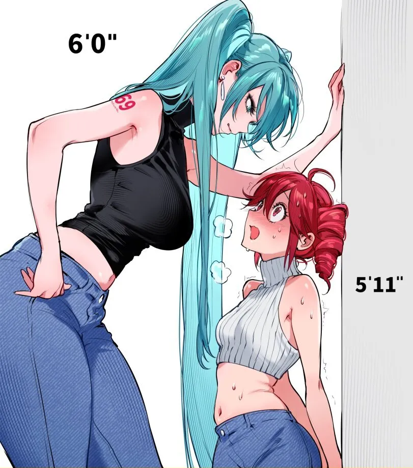 Hatsune Miku, Kasane Teto by qiandaiyiyu. Anime, Hatsune Miku, Kasane Teto, Shoujo Ai, utau, vocaloid, voice synthesizer