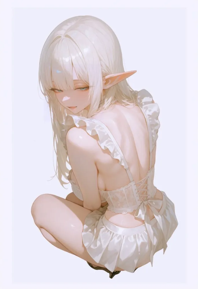 AI elf girl by yasshy. AI, Anime Art, anime style, elf, elf girl, fantasy, Fantasy art, Fantasy ero, Fantasy race, neuralart