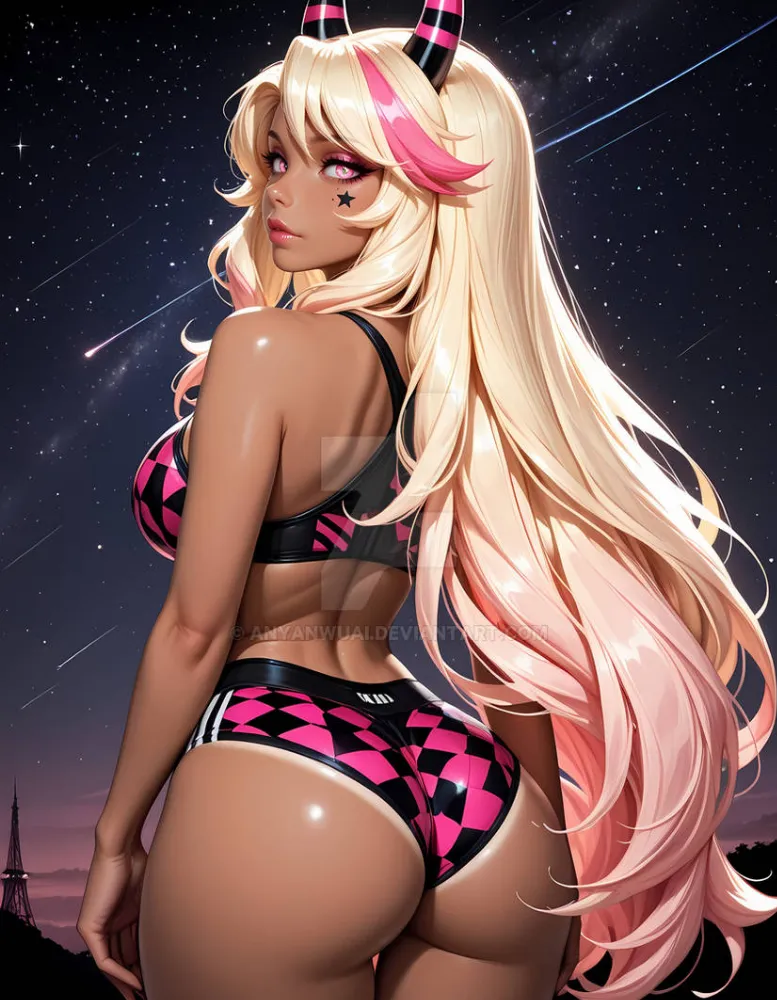 AI Verosika Mayday (HelluvaBoss) by AnyanwuAI. adoptable, adoptadoptable, AI, AIart, Anime, animegirl, beauty, cartoon, characterdesign, Demon Girl, demongirl, devil girl, digitalart, drama, ecchii, fanart, fantasy, fantasyart, fantasycharacter, helluva boss, HelluvaBoss, helluvabossverosika, horrorfantasy, magic, monster girl, neuralart, originalcharacter, portrait, sexy, sexywomen, succubus, Verosika Mayday, verosikamayday, waifu, waifumaterial