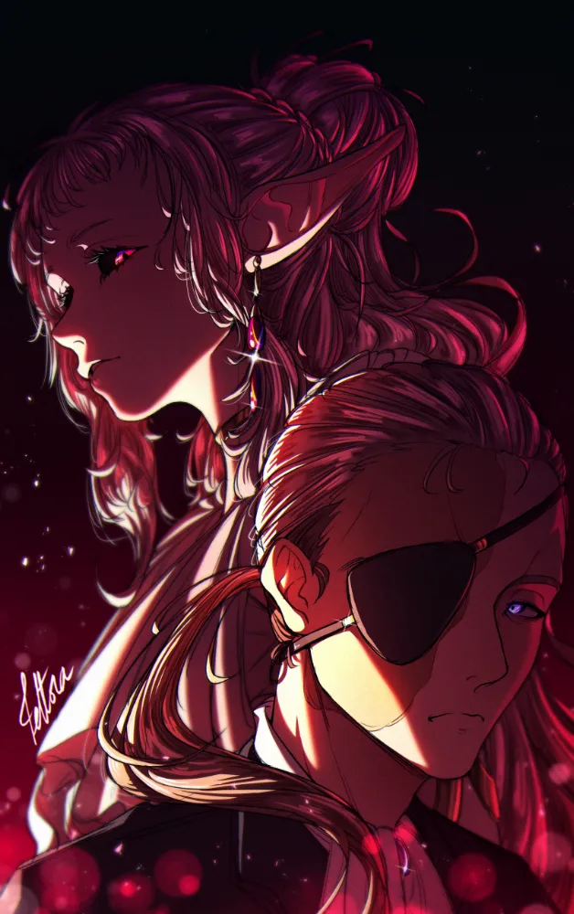 Minus (sousou no frieren) by Tettora. Anime, elf, elf girl, elfgirl, fantasy, Minus, sousou no frieren