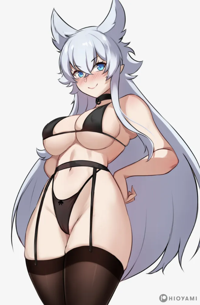 Fenrys (lv 2 kara cheat datta moto yuusha kouho no mattari isekai life) by Hioyami. Anime, Anime Ero, Anime Ero Pantsu, bikini, Demon Girl, devil girl, Fenrys, lv 2 kara cheat datta moto yuusha kouho no mattari isekai life, monster girl, swimsuit