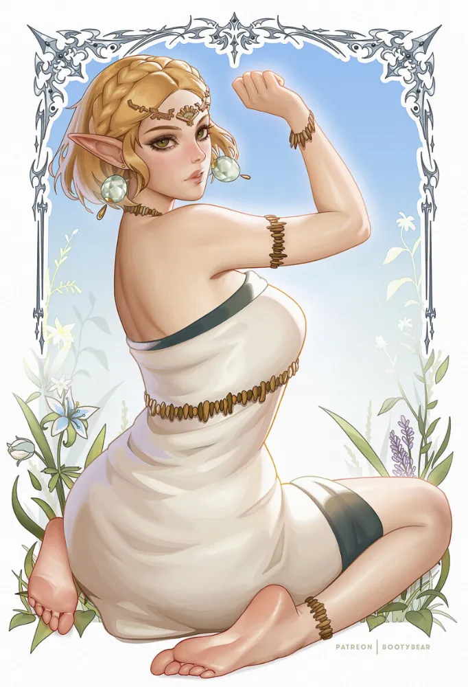 Zelda (The Legend of Zelda) by Bootybear. elf, elf girl, fantasy, The Legend of Zelda, Zelda