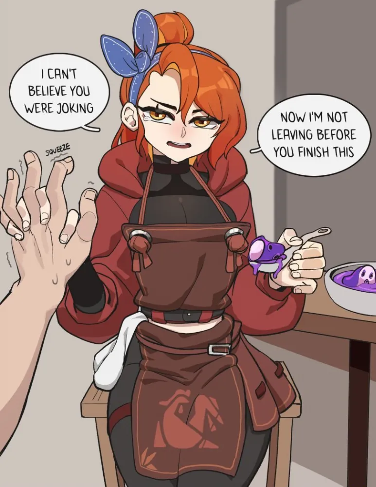 Anime art by hyyun. handholding