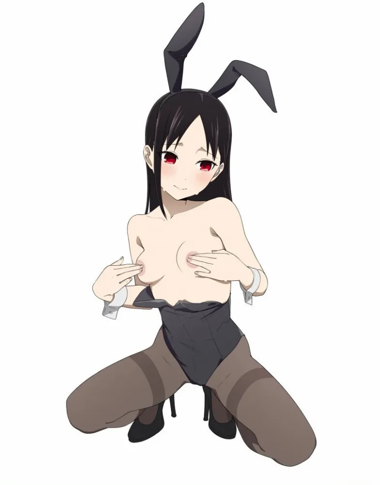 Shinomiya Kaguya (kaguya-sama wa kokurasetai ~tensai-tachi no renai zunousen~) by Coro Fae. Animal Ears, Anime, Anime Ears, Anime Ero, bunny girl, bunnygirl, Bunnysuit, kaguya-sama wa kokurasetai ~tensai-tachi no renai zunousen~, Oppai, Shinomiya Kaguya