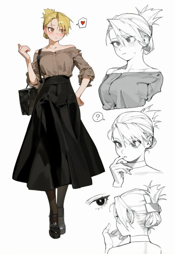 AI Riza Hawkeye (fullmetal alchemist) by eatsleep1111. AI, Anime, Anime Art, anime style, fullmetal alchemist, neuralart, office girl, office lady, Riza Hawkeye
