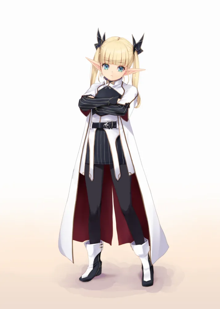 Elf girl by Kirishima Satoshi. Anime, AO, elf, elf girl, fantasy, Fantasy race