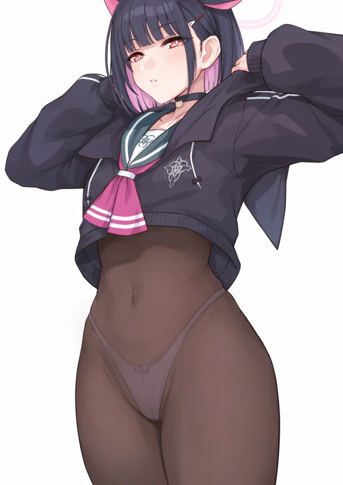 Kazusa (Blue Archive) by Evan Yang. Animal Ears, Anime, Anime Ears, Blue Archive, cat girl, catgirl, Kazusa, neko