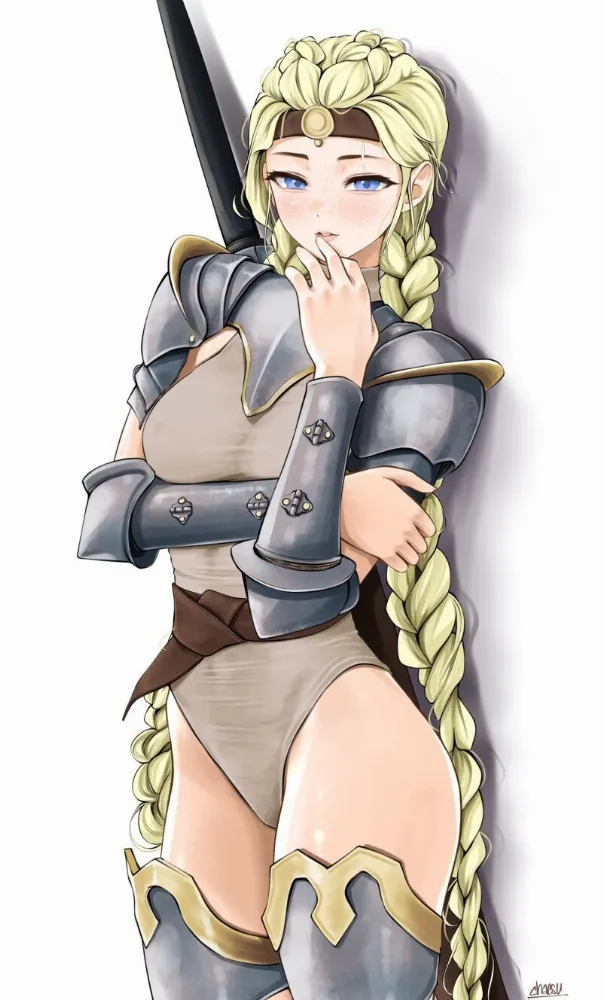 Renah by chaesu. original character, Renah, warrior girl