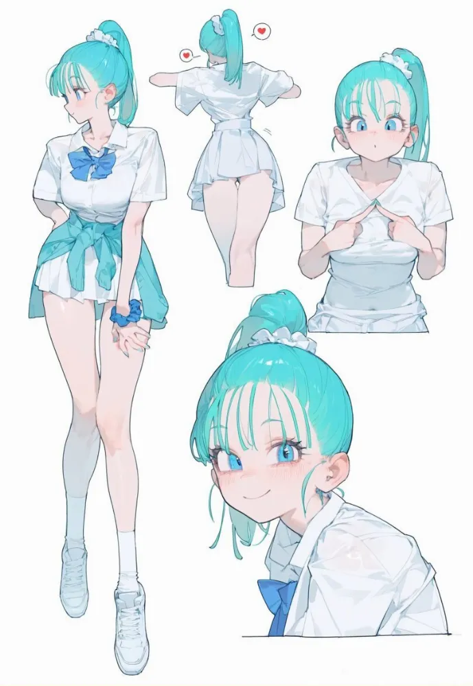 AI Bulma (dragon ball) by eatsleep1111. AI, Anime, Bulma, dragon ball, neuralart
