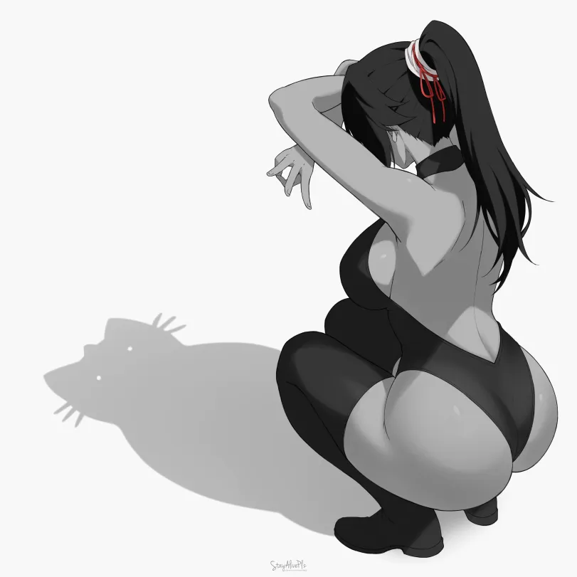 Yoruichi Shihoin (bleach) by StayAlivePlz. Anime, Anime Ero, bleach, cat shadow puppet, Yoruichi Shihoin