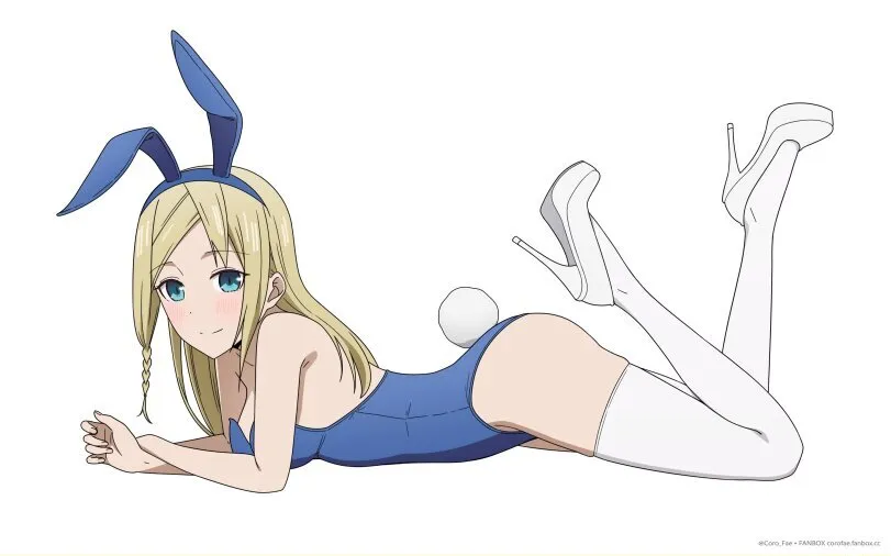Hayasaka Ai (kaguya-sama wa kokurasetai ~tensai-tachi no renai zunousen~) by Coro Fae. Animal Ears, Anime, Anime Ears, Anime Ero, bunny girl, bunnygirl, Bunnysuit, Hayasaka Ai, kaguya-sama wa kokurasetai ~tensai-tachi no renai zunousen~, stockings