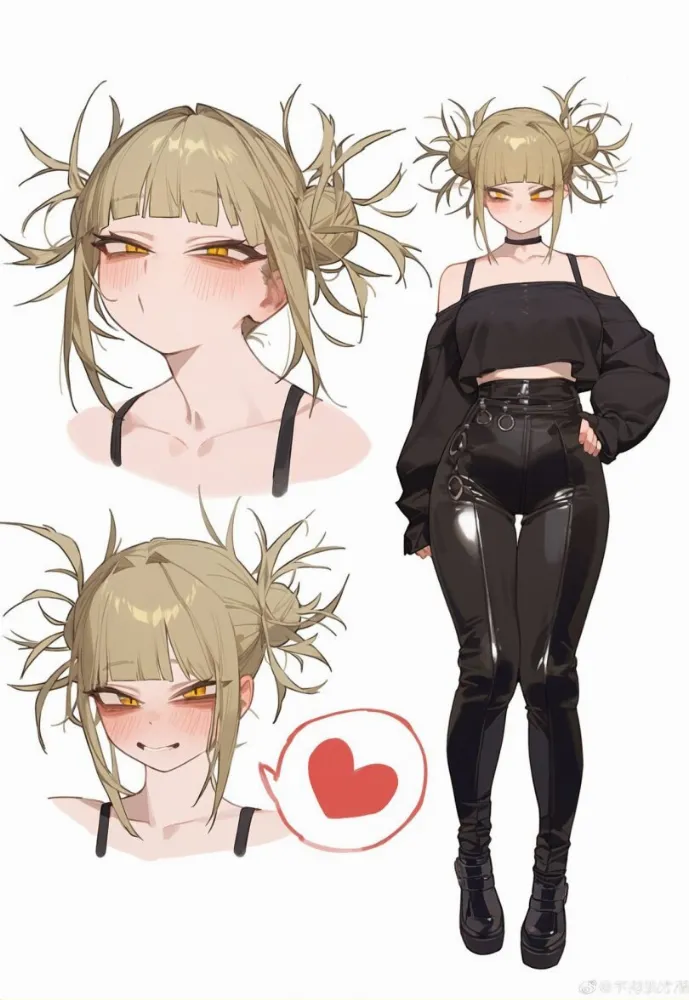 AI Himiko Toga (Boku no Hero Academia) by eatsleep1111. AI, Anime, Boku no Hero Academia, Himiko Toga, neuralart