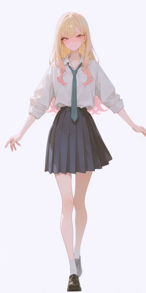 AI Marin Kitagawa, Rizu-kyun (Sono Bisque Doll wa Koi wo Suru) by yasshy. Anime, Demon Girl, devil girl, Marin Kitagawa, monster girl, Rizu-kyun, Sono Bisque Doll wa Koi wo Suru, succubus