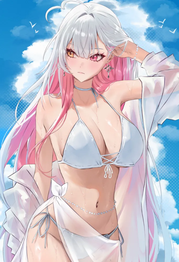 Vivi by vitaminechan. Anime, Anime Ero, Anime Ero Swim, AO, bikini, swimsuit, Vivi