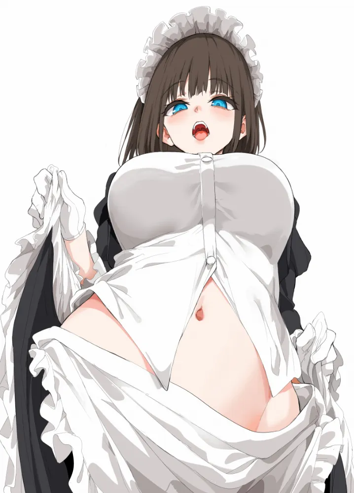 Rurikawa Tsubaki (maid kyouiku botsuraku kizoku rurikawa tsubaki) by kyokucho. Anime, Anime Ero, housemaid, Kyonyuu, maid, maid kyouiku botsuraku kizoku rurikawa tsubaki, Oppai, oshiri, Rurikawa Tsubaki, see through