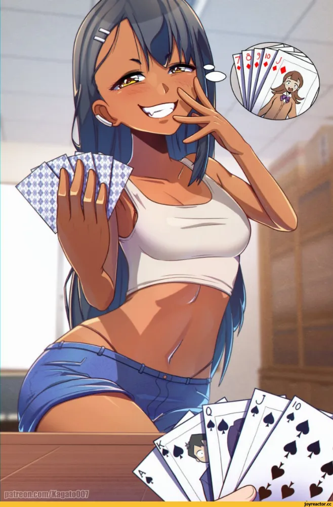 Nagatoro, Tadano Hitohito (ijiranaide nagatoro-san) by kagato007. Anime, crossover, dark skin, ijiranaide nagatoro-san, komi-san wa comyushou desu, Nagatoro, Tadano Hitohito, Yamai Ren