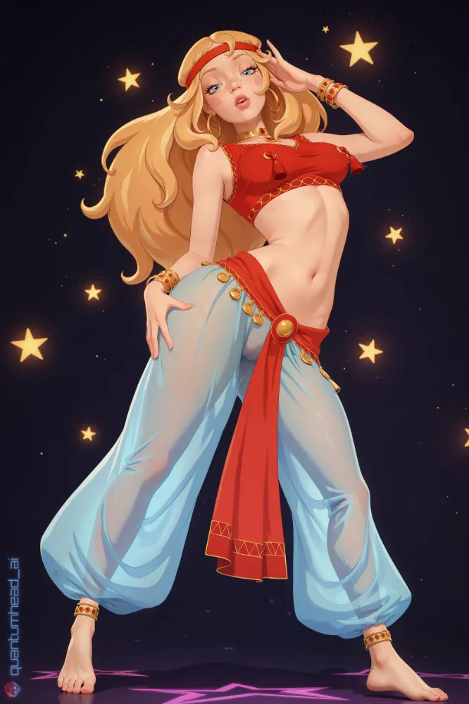 AI Alyonushka (Three Heroes) by QuantumHeadAI. AI, Alyonushka, neuralart, Three Heroes