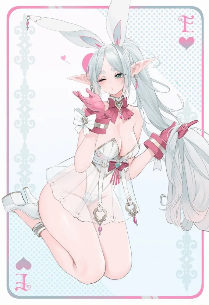Frieren (sousou no frieren) by Dishwasher1910. Animal Ears, Anime, Anime Ears, Anime Ero, bunny girl, Bunnysuit, elf, elf girl, fantasy, Fantasy race, Frieren, sousou no frieren