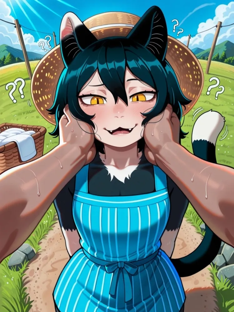 AI Izutsumi (dungeon meshi) by generatornaya. AI, Animal Ears, Anime, Anime Ears, cat girl, catgirl, dungeon meshi, Izutsumi, neko, nekomimi, neuralart