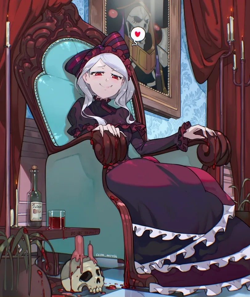 Shalltear Bloodfallen (overlord) by cesar art456. Ainz Ooal Gown, Anime, Floor Guardian, overlord, Shalltear Bloodfallen