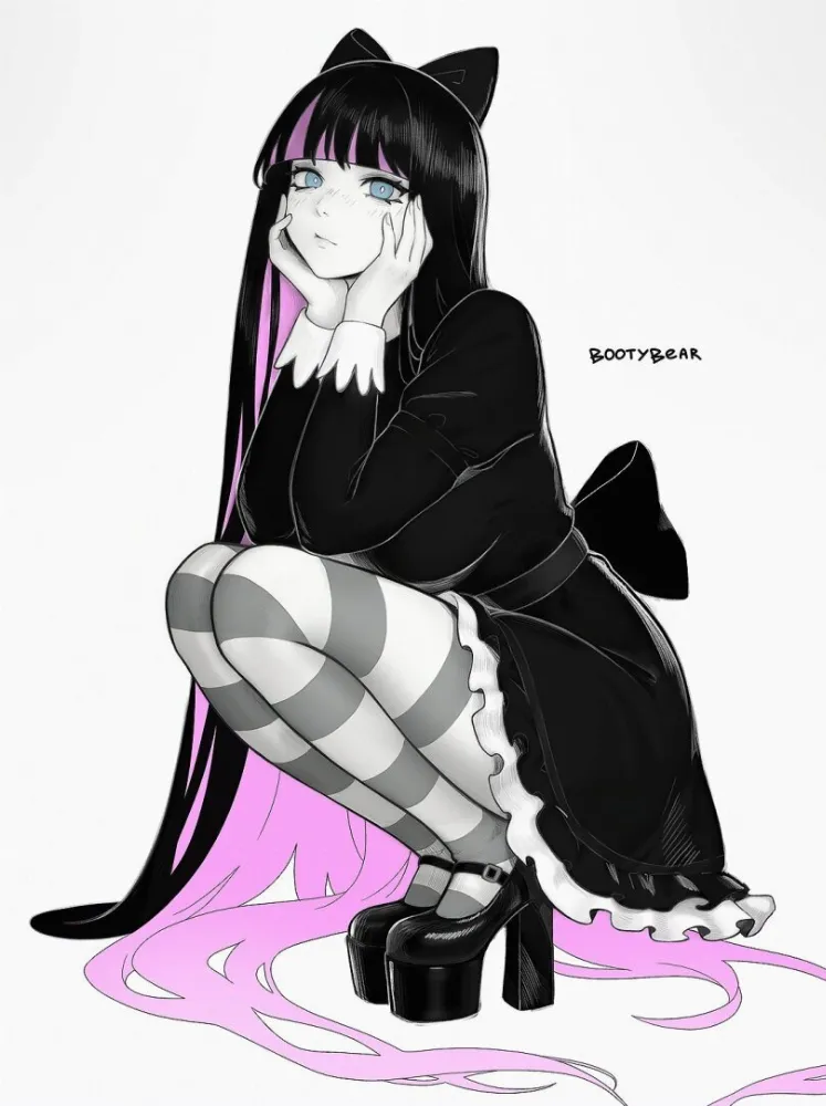 Stocking (panty &amp; stocking with garterbelt) by Bootybear. Anime, panty &amp; stocking with garterbelt, Psg, Stocking