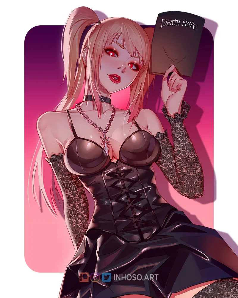 Amane Misa (Death note) by inhoso. Amane Misa, Anime, Death note