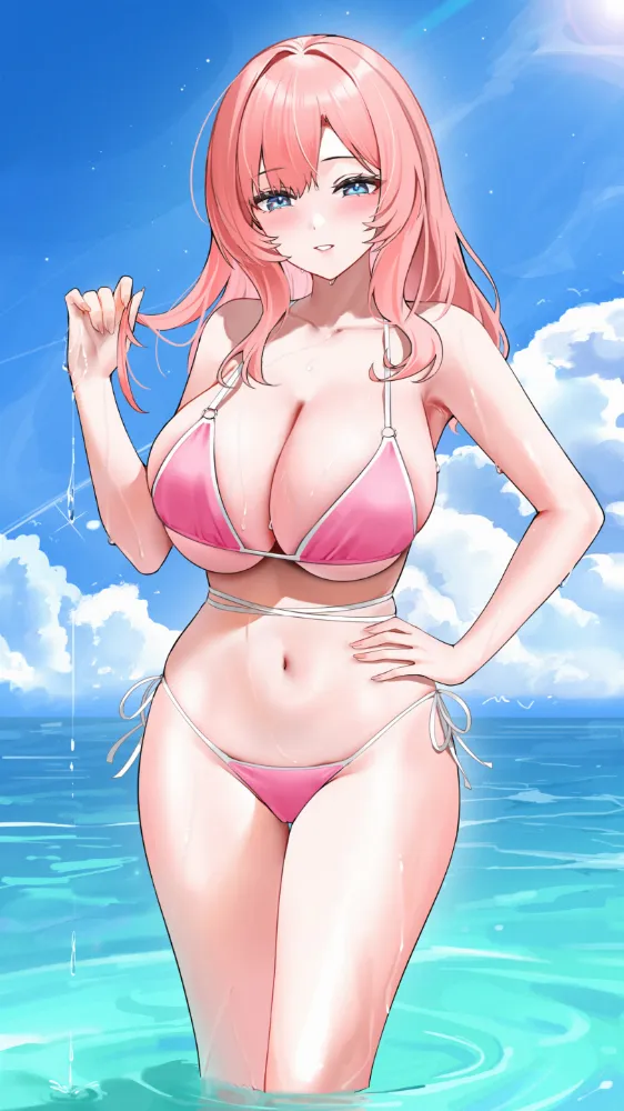 Friedrich Carl, Kazan (Azur Lane) by qing wu. Azur Lane, bikini, Friedrich Carl, Kazan, swimsuit