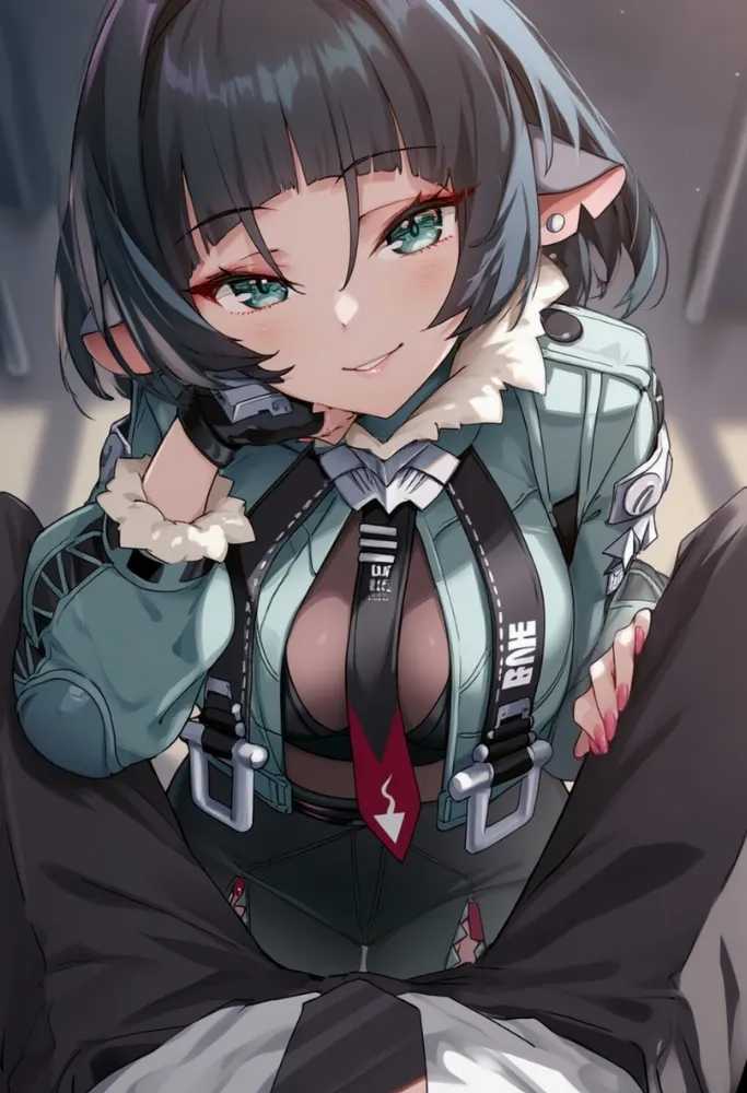 AI Jane Doe (zenless zone zero) by RaaiCave. AI, Animal Ears, Anime Ears, Jane Doe, mouse girl, neuralart, zenless zone zero, zenless zone zero ero, zzz
