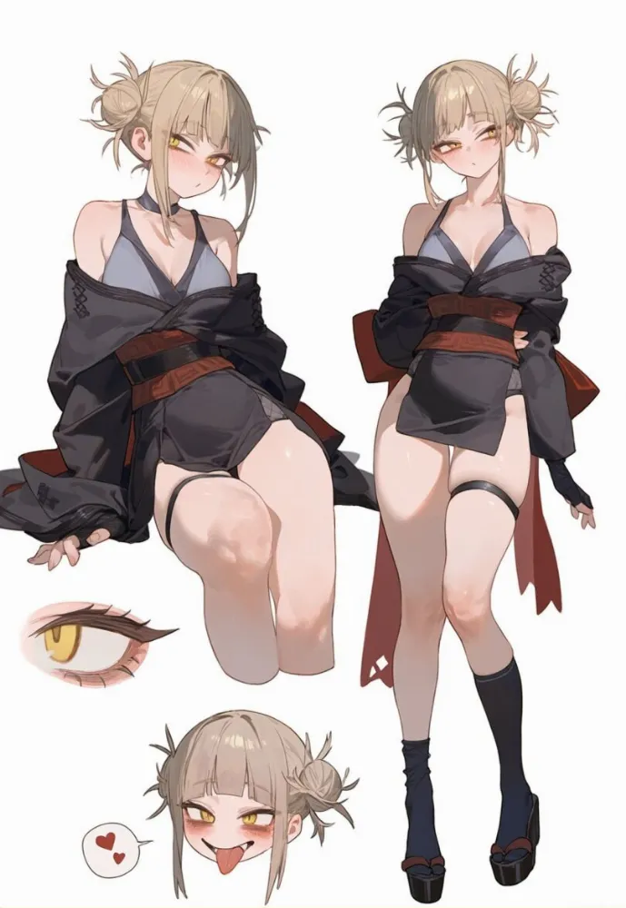 AI Himiko Toga (Boku no Hero Academia) by eatsleep1111. AI, Anime, Boku no Hero Academia, Himiko Toga, neuralart