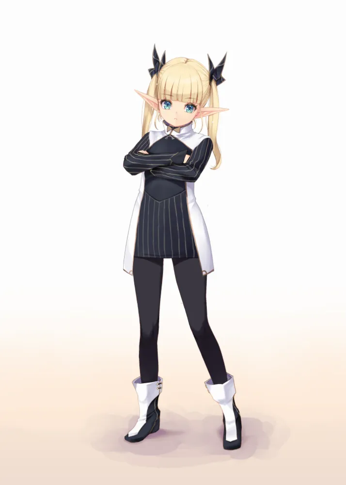 Elf girl by Kirishima Satoshi. Anime, AO, elf, elf girl, fantasy, Fantasy race