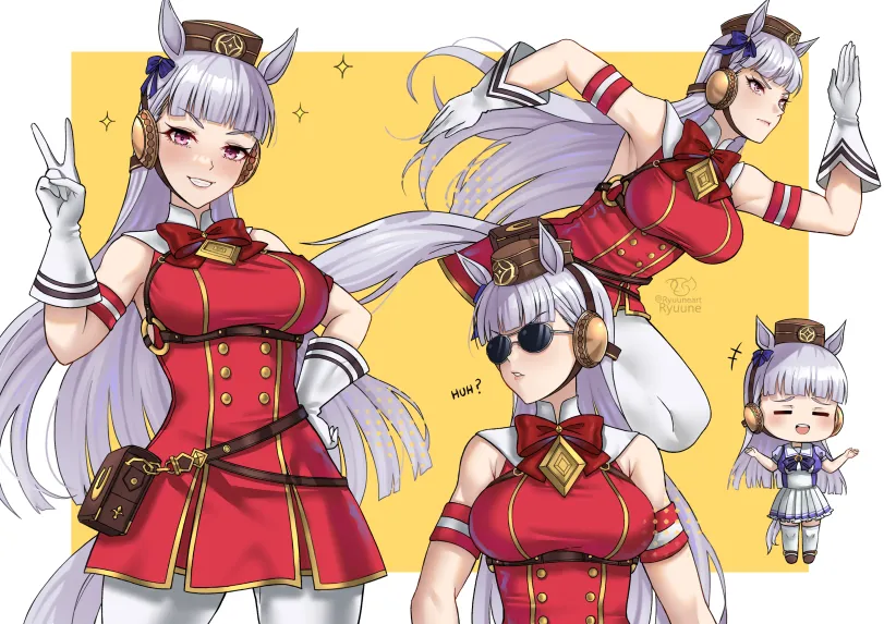 Gold Ship (Umamusume) by ryuuneart. Anime, Gold Ship, Umamusume