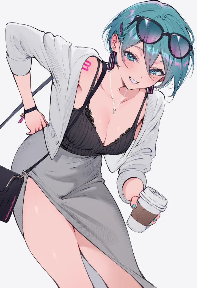 Hatsune Miku by qiandaiyiyu. Anime, Anime Ero, Anime Ero Pussy, Hatsune Miku, Megane, Oppai, vocaloid, voice synthesizer