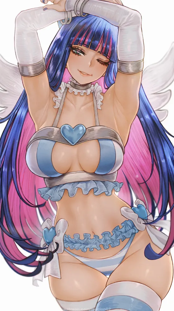 Stocking (panty &amp; stocking with garterbelt) by Magion02. Adult pantsu, angel girl, Anime, Anime Ero, panty &amp; stocking with garterbelt, Psg, Stocking, stockings