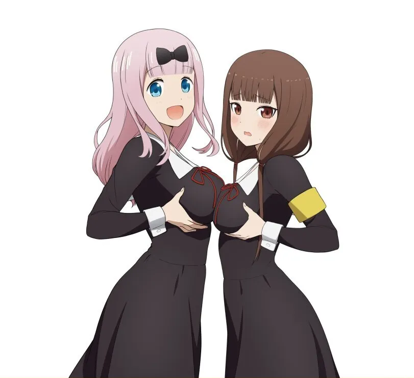 Fujiwara Chika, Iino Miko (kaguya-sama wa kokurasetai ~tensai-tachi no renai zunousen~) by Coro Fae. Anime, Anime Ero, Fujiwara Chika, Iino Miko, kaguya-sama wa kokurasetai ~tensai-tachi no renai zunousen~