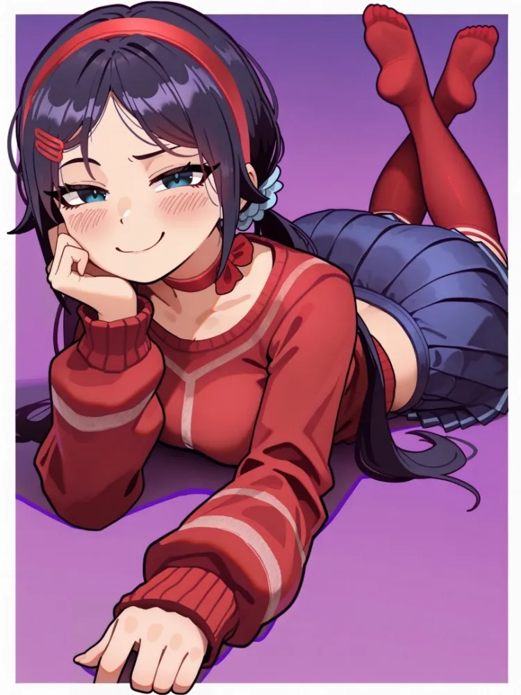 AI Mita (miside) by generatornaya. AI, game art, miside, Mita, neuralart